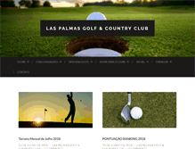 Tablet Screenshot of paranagolfecountryclub.com.br